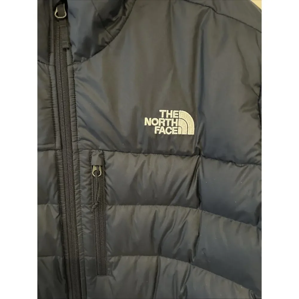 The North Face Mens Down Aconcagua 2 Jacket Large Aviator Navy Puffer 550 Fill